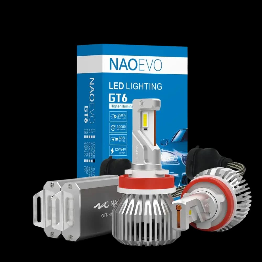 NaoEvo GT6 H8/H9/H11 LED Headlight Bulbs