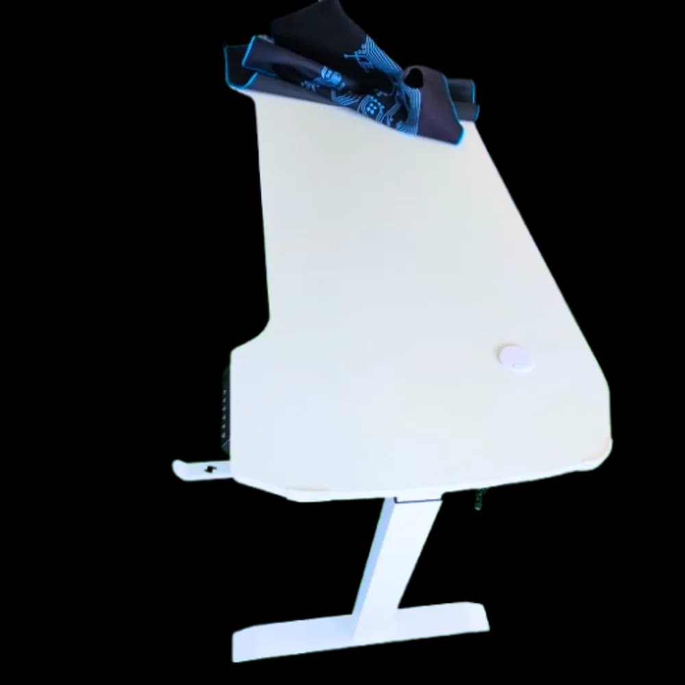 1.4m x 0.6m white desk