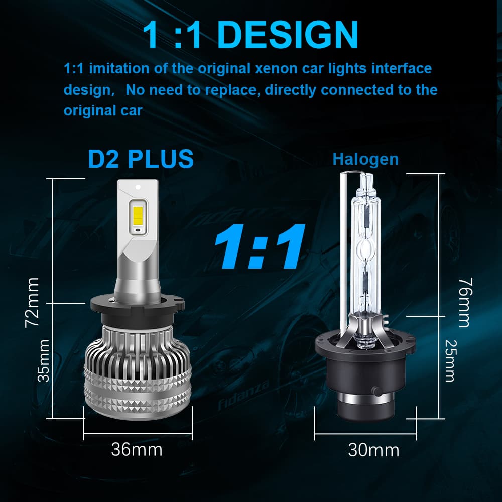 NaoEvo D2S/D2R LED Bulbs