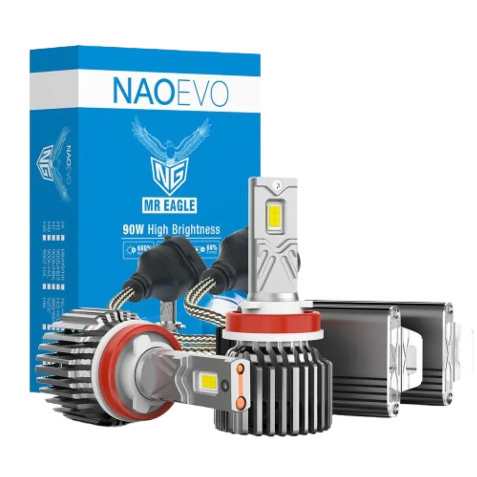 NaoEvo LED bulbs for vehicle lighting - H8, H9, H11 models