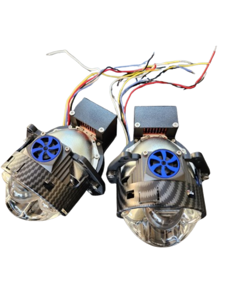 Headlight projector pair